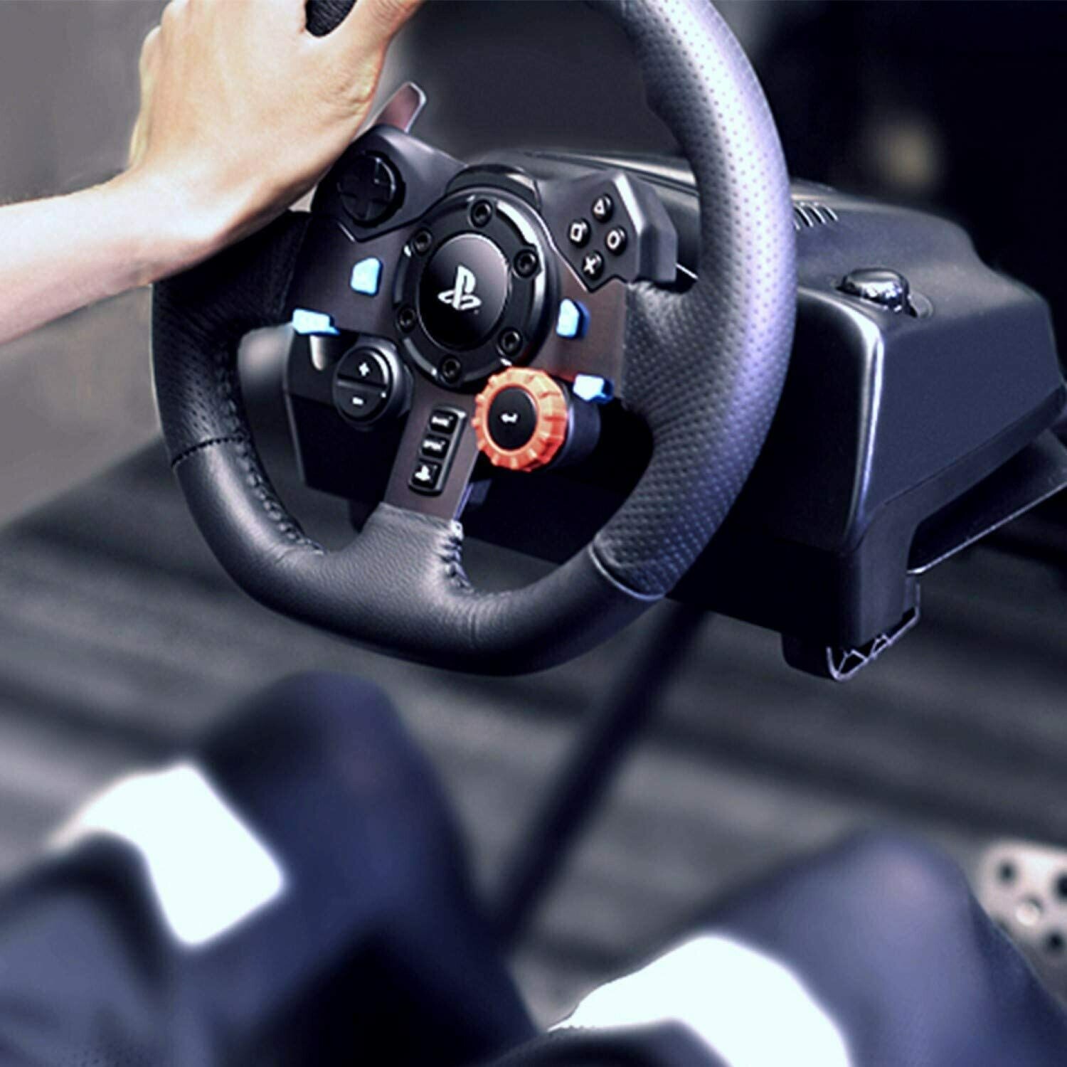 Logitech G29 Driving Force Racing Wheel and Floor Pedals, Real Force,