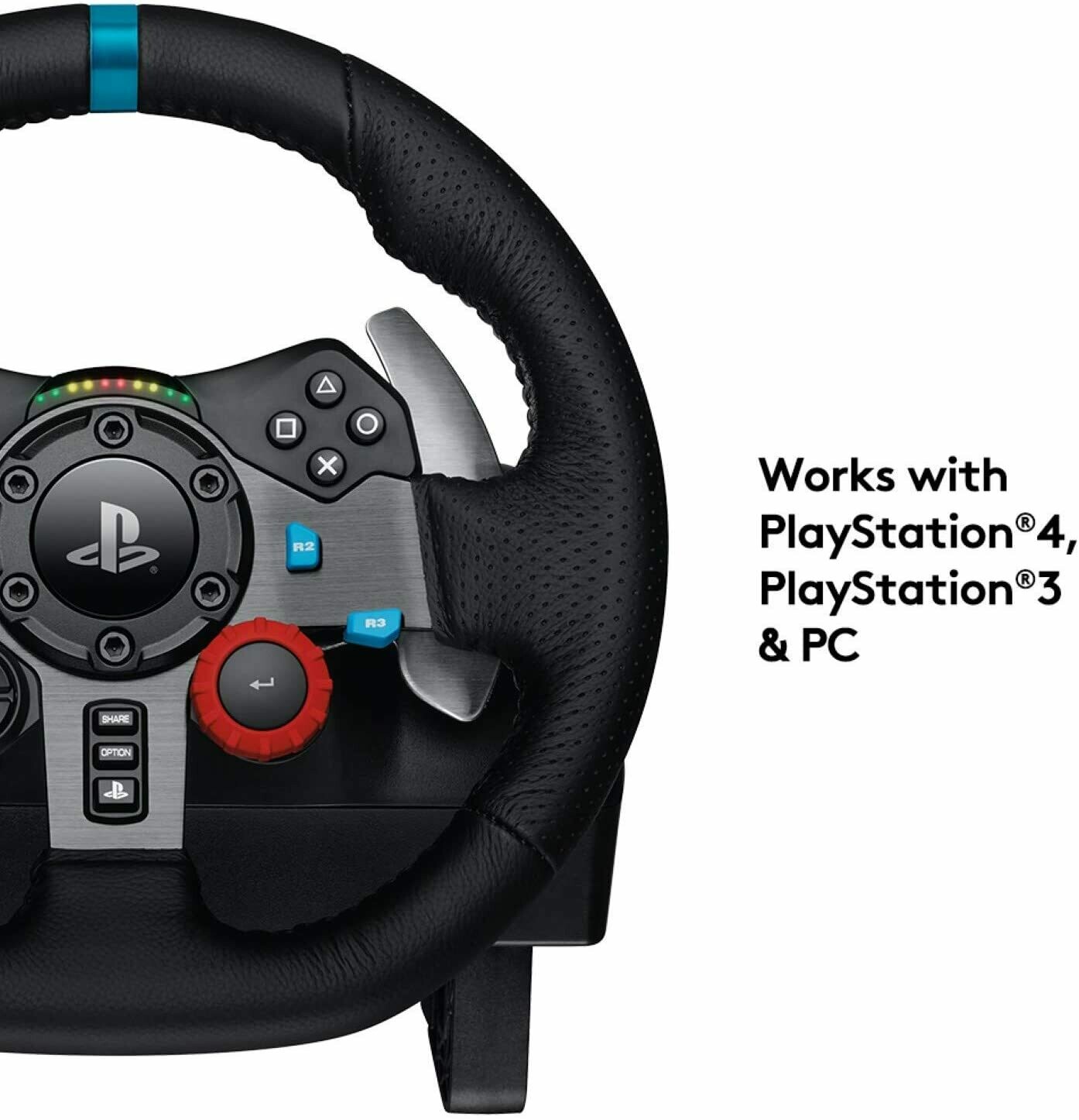 Logitech G29 Driving Force Racing Wheel and Floor Pedals, Real Force,