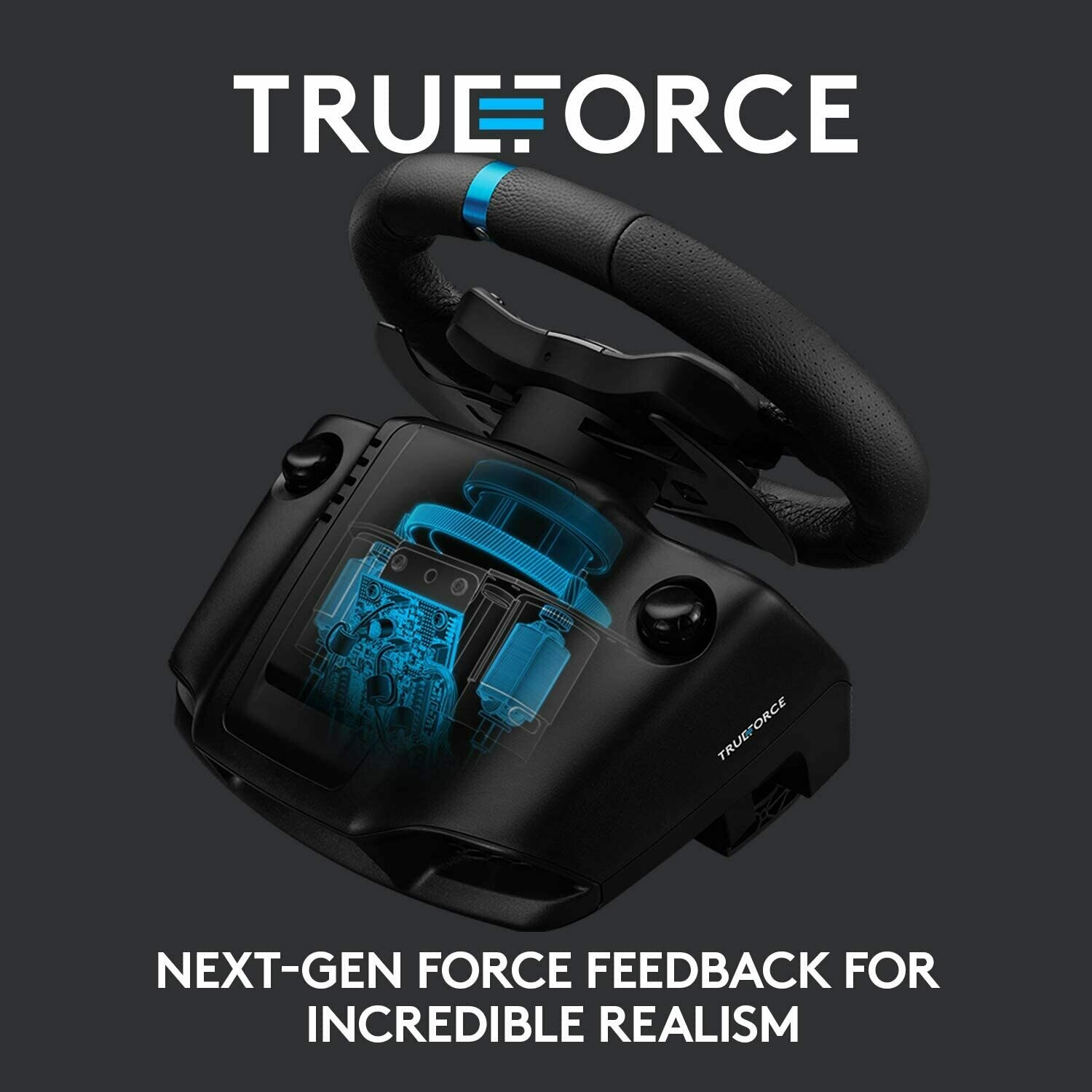 Logitech G923 Racing Wheel and Pedals, TRUEFORCE 1000 Hz Force