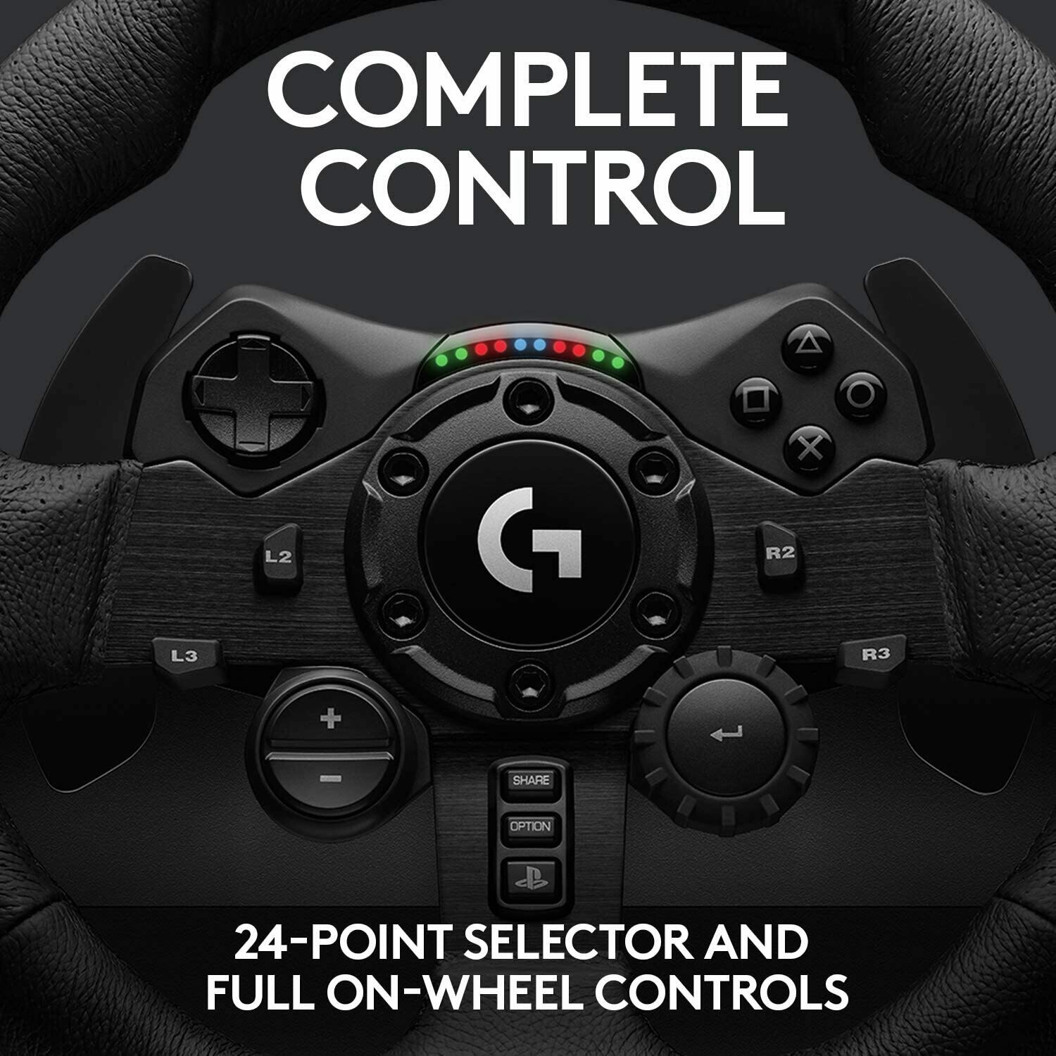Logitech G923 Racing Wheel and Pedals, TRUEFORCE 1000 Hz Force