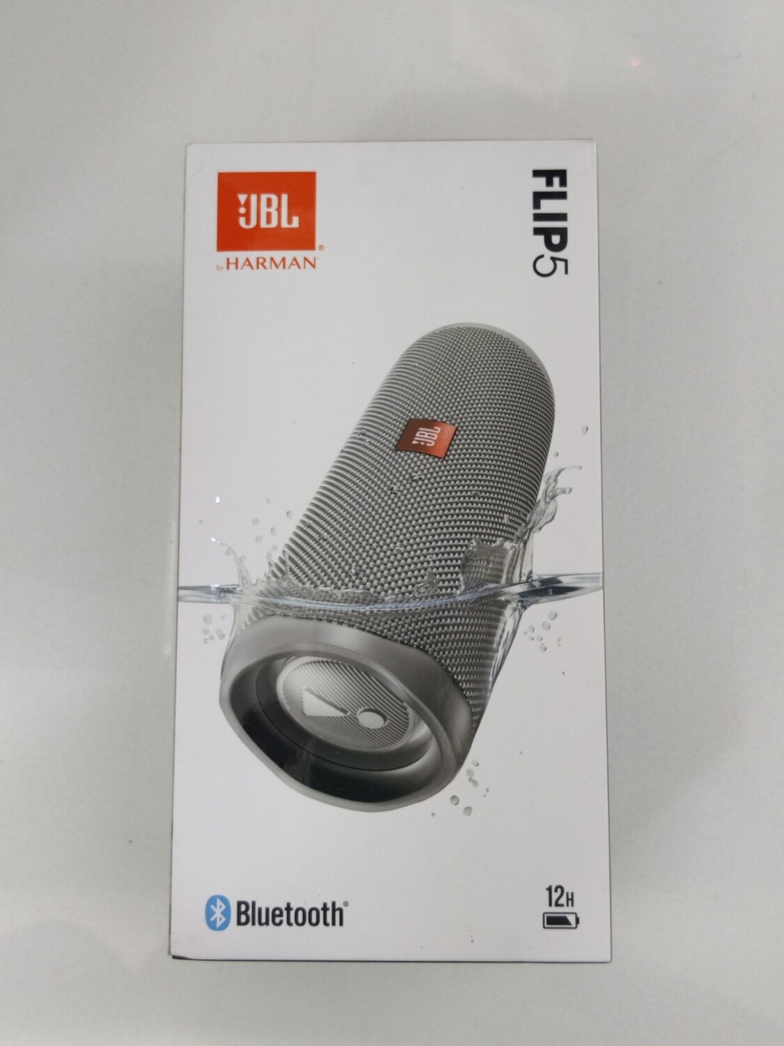 JBL Flip 5 Waterproof Bluetooth Speaker, Gray