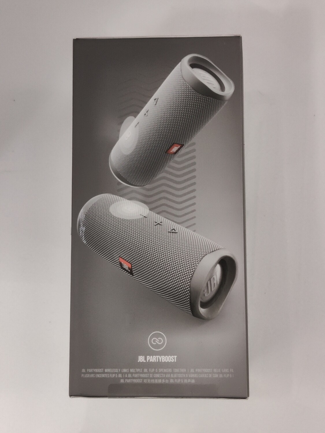 JBL Flip 5 Waterproof Bluetooth Speaker, Gray