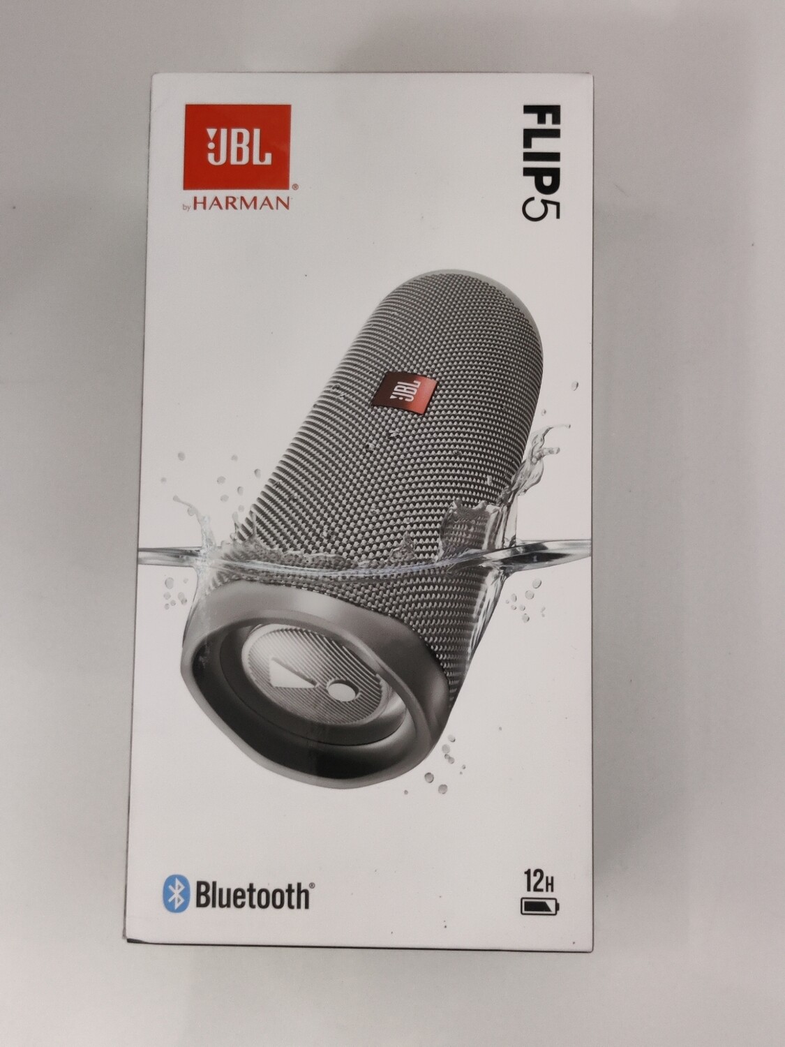 JBL Flip 5 Waterproof Bluetooth Speaker, Gray