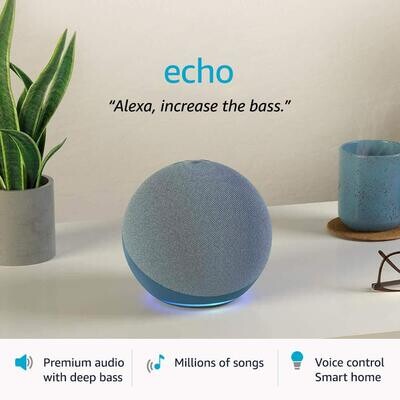Amazon All-new Echo (4th Gen) {Blue} Amazon All-new Echo (4th Gen) {Blue}