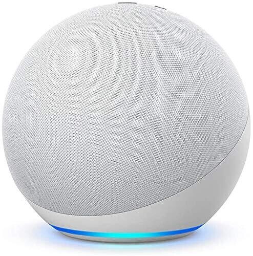 Amazon Echo 4th Gen, Alexa Smart Speaker with Dolby audio, White