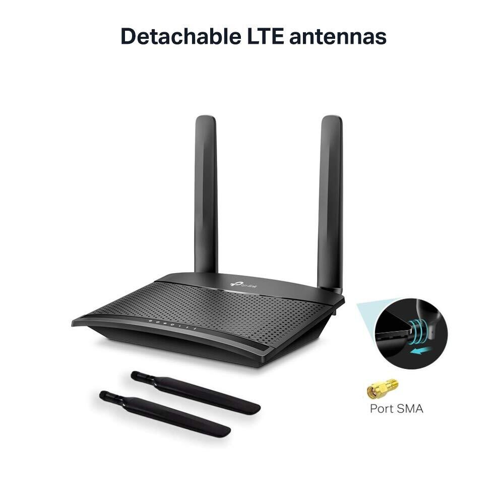 TP Link TL-MR100 300 Mbps Wireless N 4G LTE Router TP Link TL-MR100 300 Mbps Wireless N 4G LTE Router