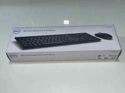 Dell KM636 Wireless Keyboard Mouse, Black Dell KM636 Wireless Keyboard Mouse, Black