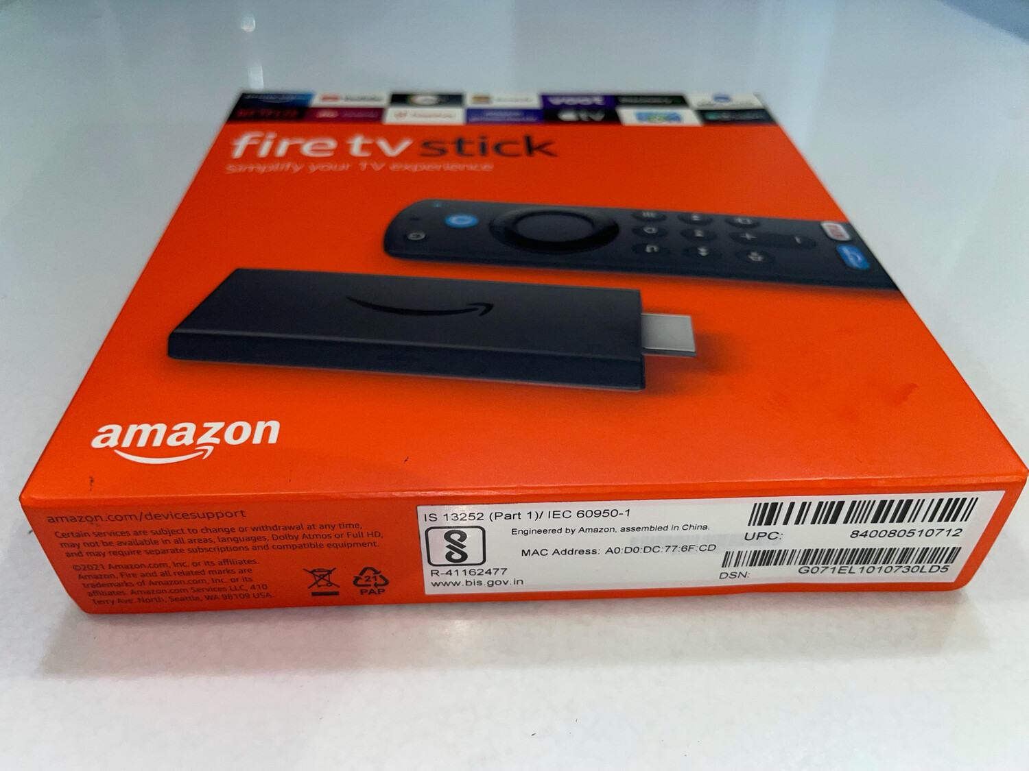 Amazon Fire TV Stick (3rd Generation, 2021), Rs.2500