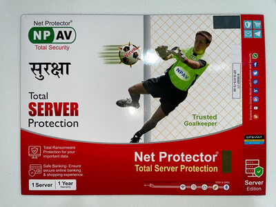 1 Server, 1 Year, Net Protector Total Server Protection
