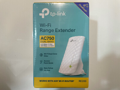 TP-Link RE200 Wi-Fi Range Extender, AC750