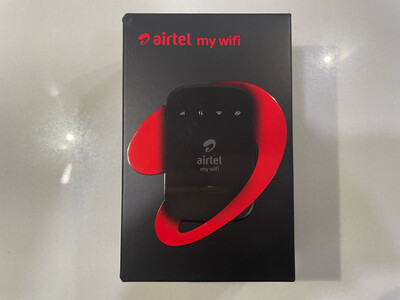 Airtel 4G LTE Hotspot BMF422 Portable WiFi Data Card, Black Airtel 4G LTE Hotspot BMF422 Portable WiFi Data Card, Black