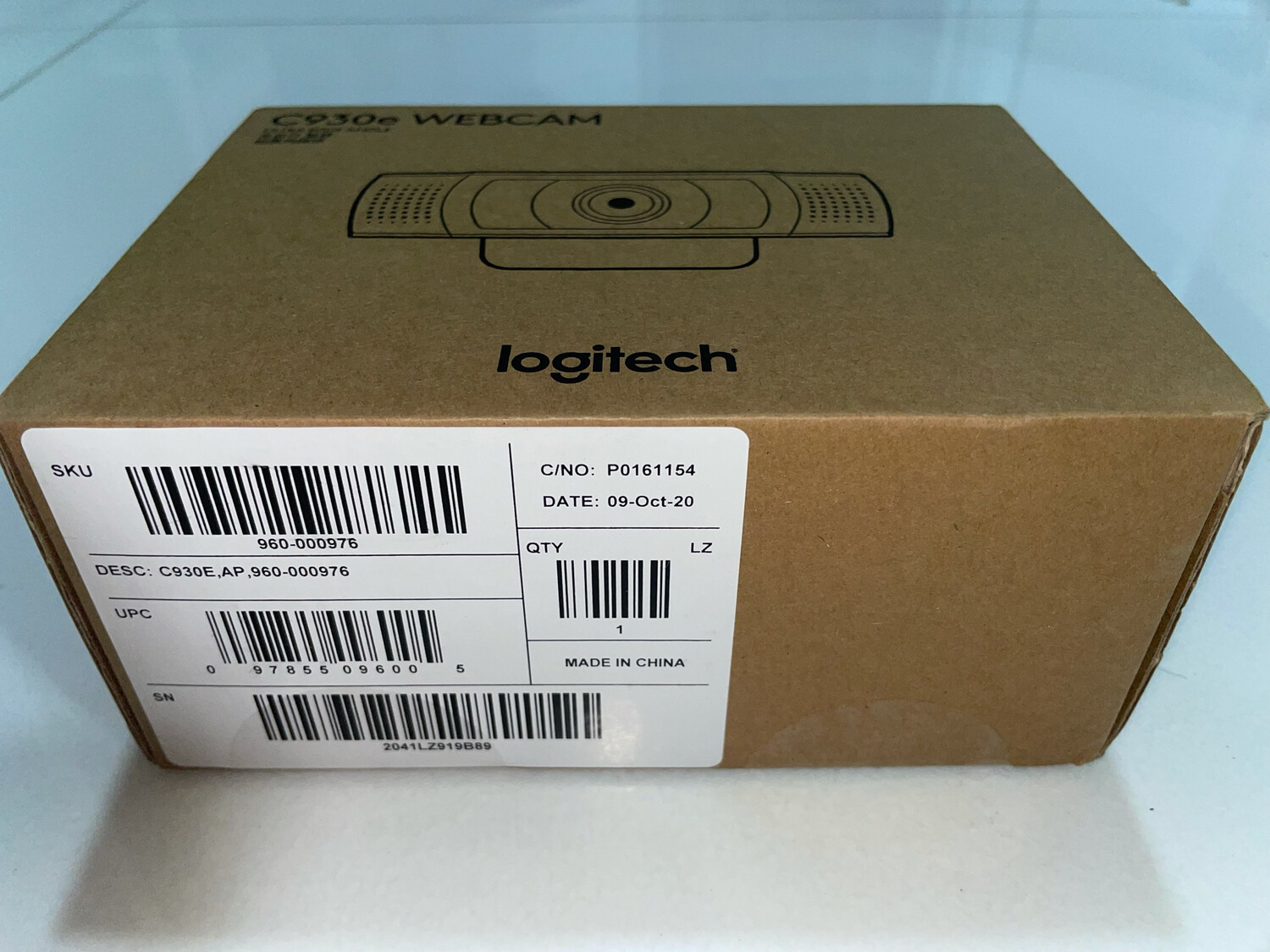 Logitech C930e HD Webcam, 1080p