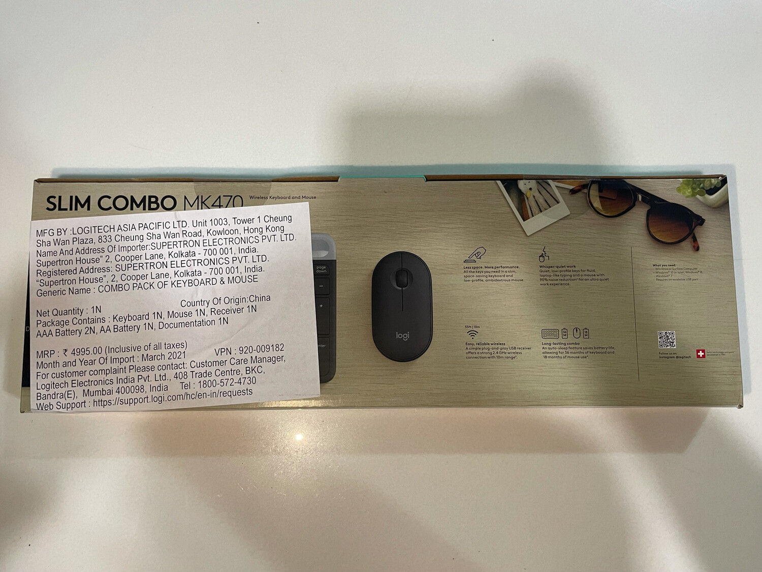 Logitech MK470 Slim Wireless Combo, Graphite Logitech MK470 Slim Wireless Combo, Graphite