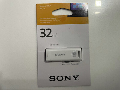 Sony 32Gb Pen Drive, GR 2.0, White Sony 32Gb Pen Drive, GR 2.0, White