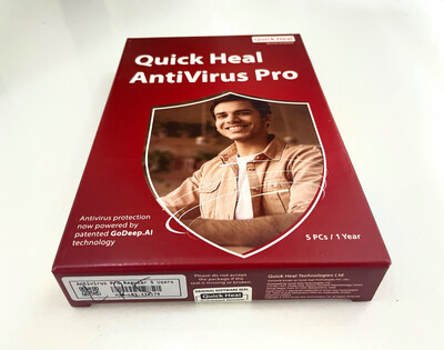 5 User, 1 Year, Quick Heal Antivirus Pro 5 User, 1 Year, Quick Heal Antivirus Pro