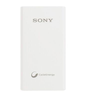 Sony 4700 mAh Li-Polymer Power Bank, White