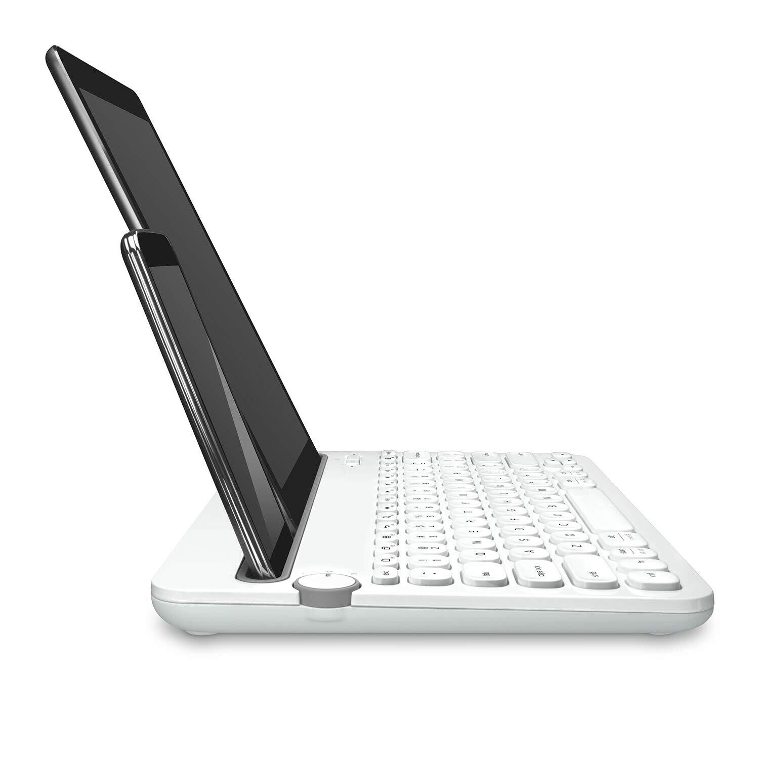 Logitech K480 Wireless Multi-Device Keyboard, White Logitech K480 Wireless Multi-Device Keyboard, White