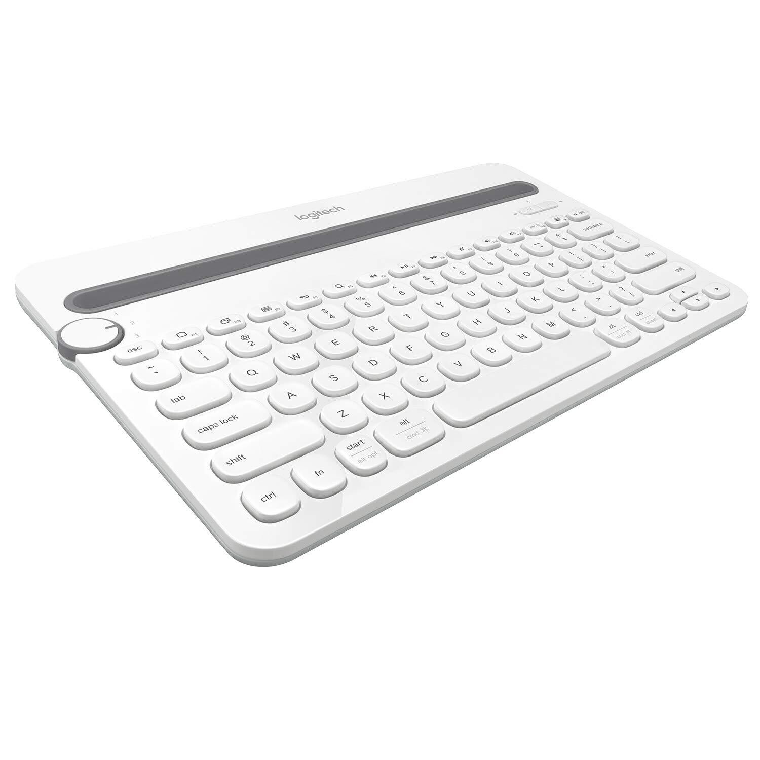 Logitech K480 Wireless Multi-Device Keyboard, White Logitech K480 Wireless Multi-Device Keyboard, White