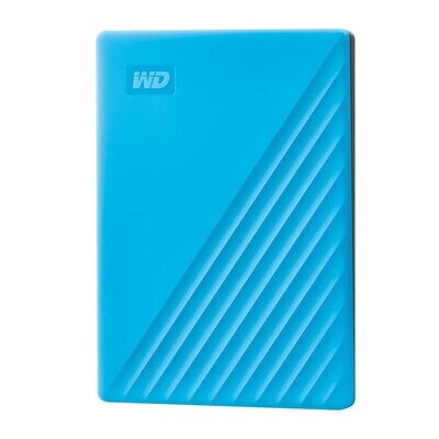 WD 2TB My Passport Portable External Hard Drive, Blue WD 2TB My Passport Portable External Hard Drive, Blue