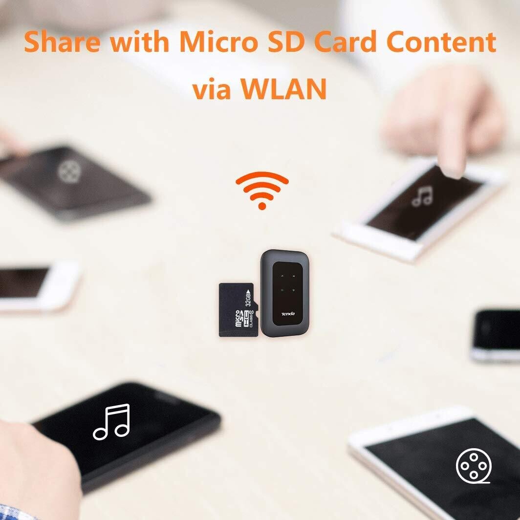 Tenda 4G180 4G LTE-Advanced Pocket Mobile Wi-Fi Hotspot Tenda 4G180 4G LTE-Advanced Pocket Mobile Wi-Fi Hotspot