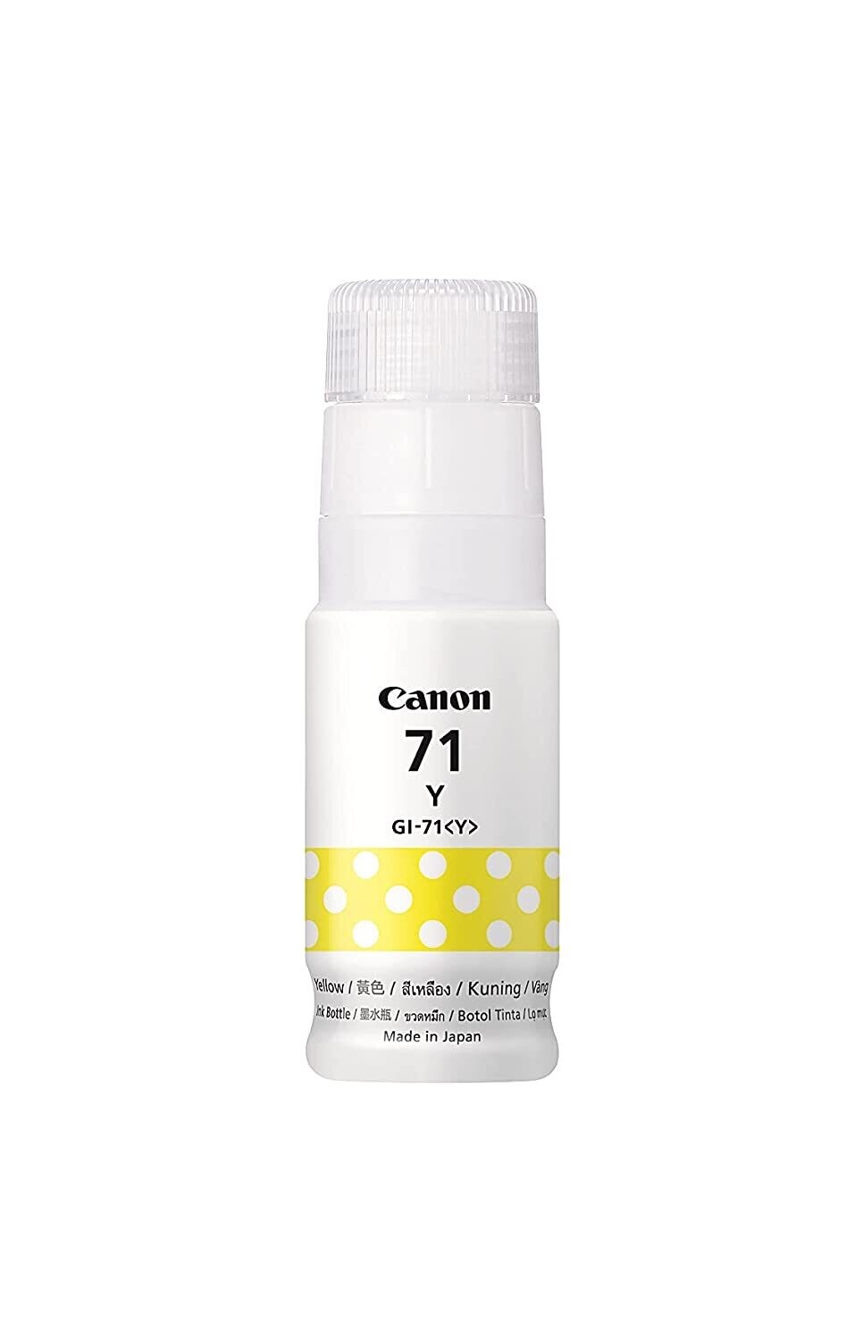 Canon Pixma 71 Yellow Ink Bottle, 70ml