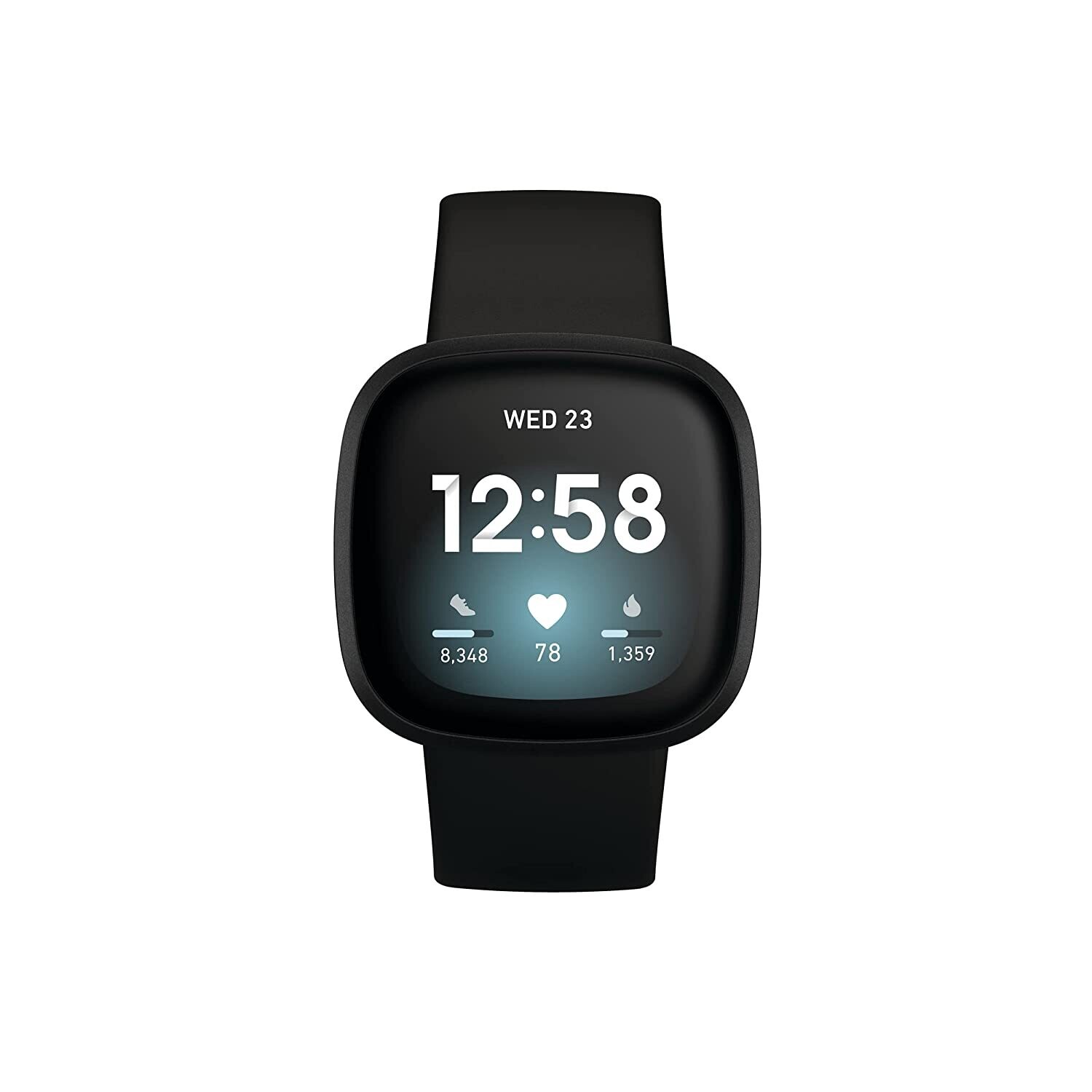 Fitbit Versa 3 Health & Fitness Smartwatch , Black Fitbit Versa 3 Health & Fitness Smartwatch , Black