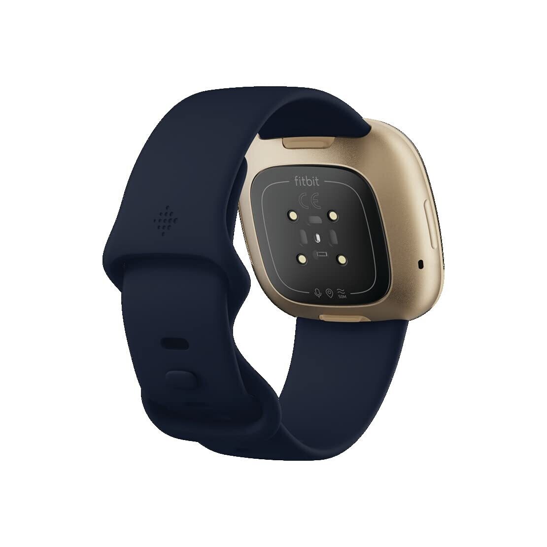 Fitbit Versa 3 Health & Fitness Smartwatch, Midnight Blue/Gold