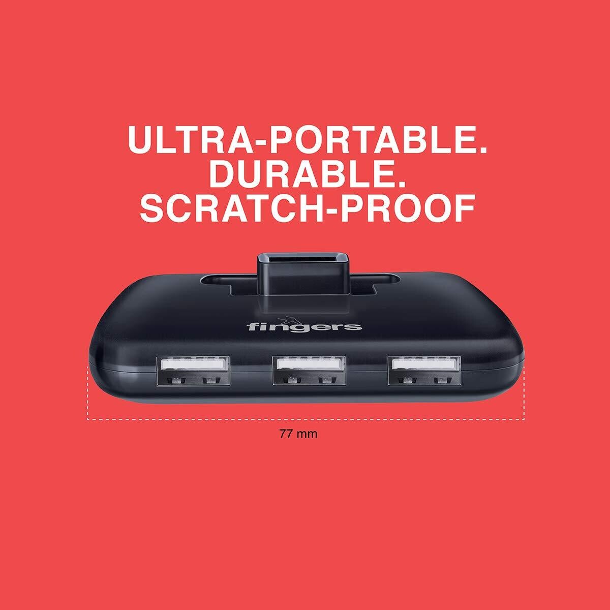 Fingers Quadrant U2.0 4-Port USB Hub