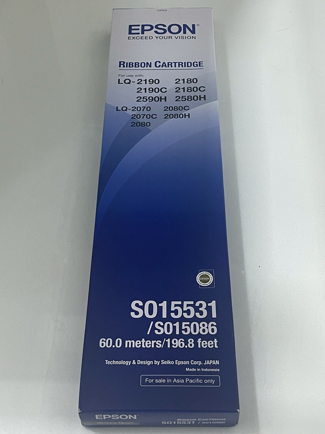 Epson LQ-2190, 2170, 2180, 2590, 2580, 2070, 2080 Ribbon Cartridge Epson LQ-2190, 2170, 2180, 2590, 2580, 2070, 2080 Ribbon Cartridge