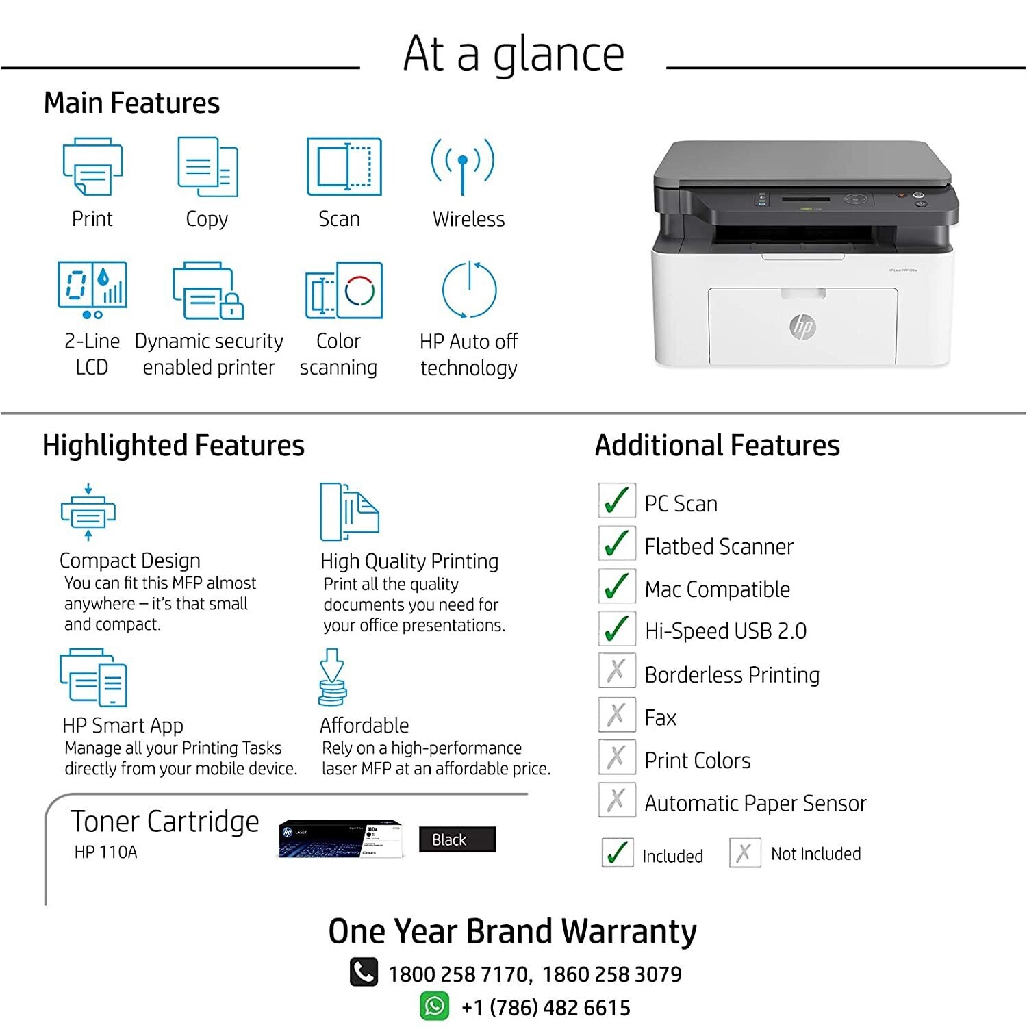 HP 136w Multi-function 20ppm Laser Printer HP 136w Multi-function 20ppm Laser Printer