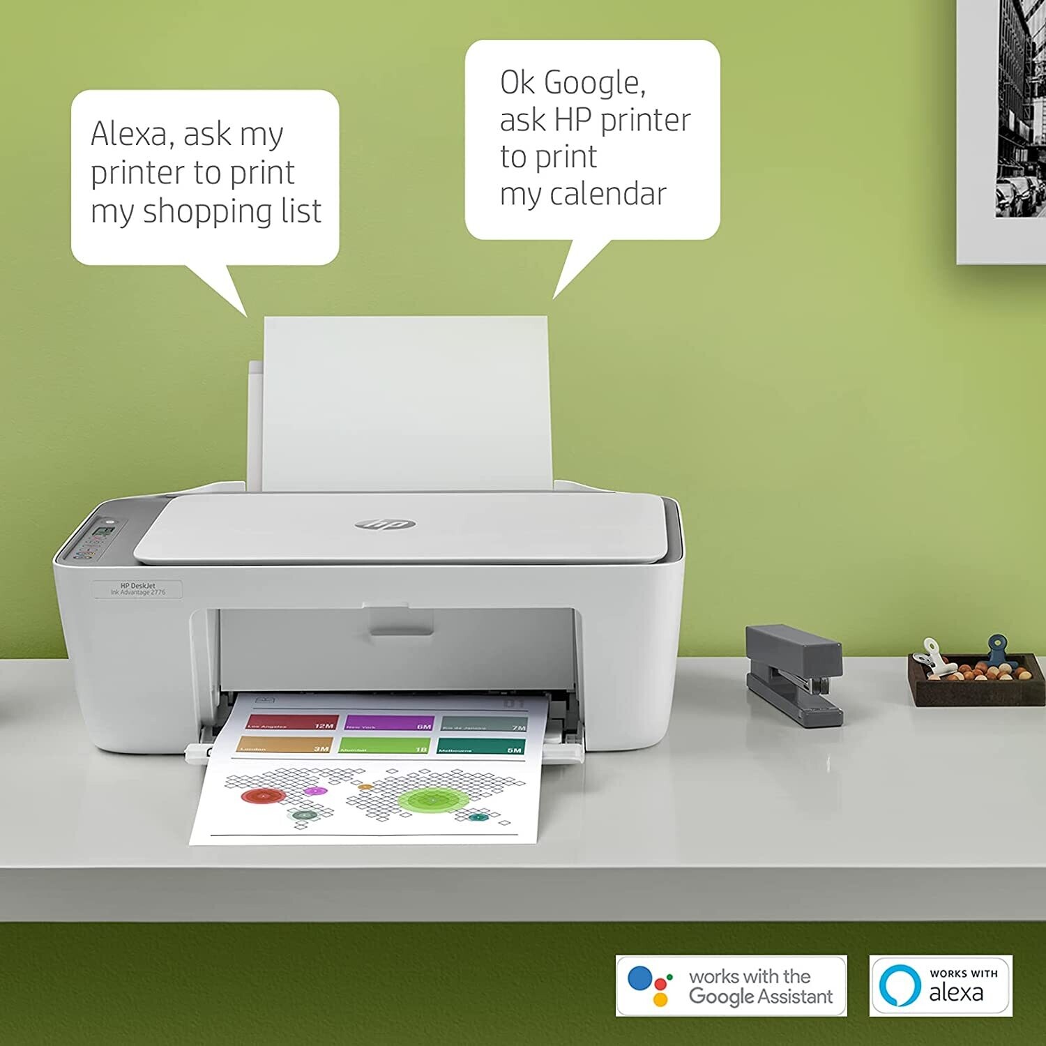 HP 2776 Wi-Fi Multifaction Color Printer