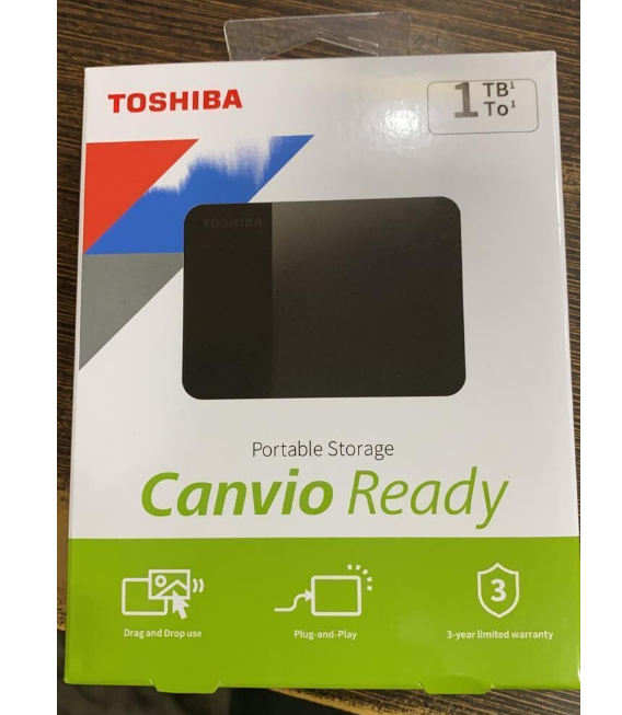 Goedaardig Wat mensen betreft leider Toshiba 1TB External Hard Drive, Canvio Ready - Rs.3150