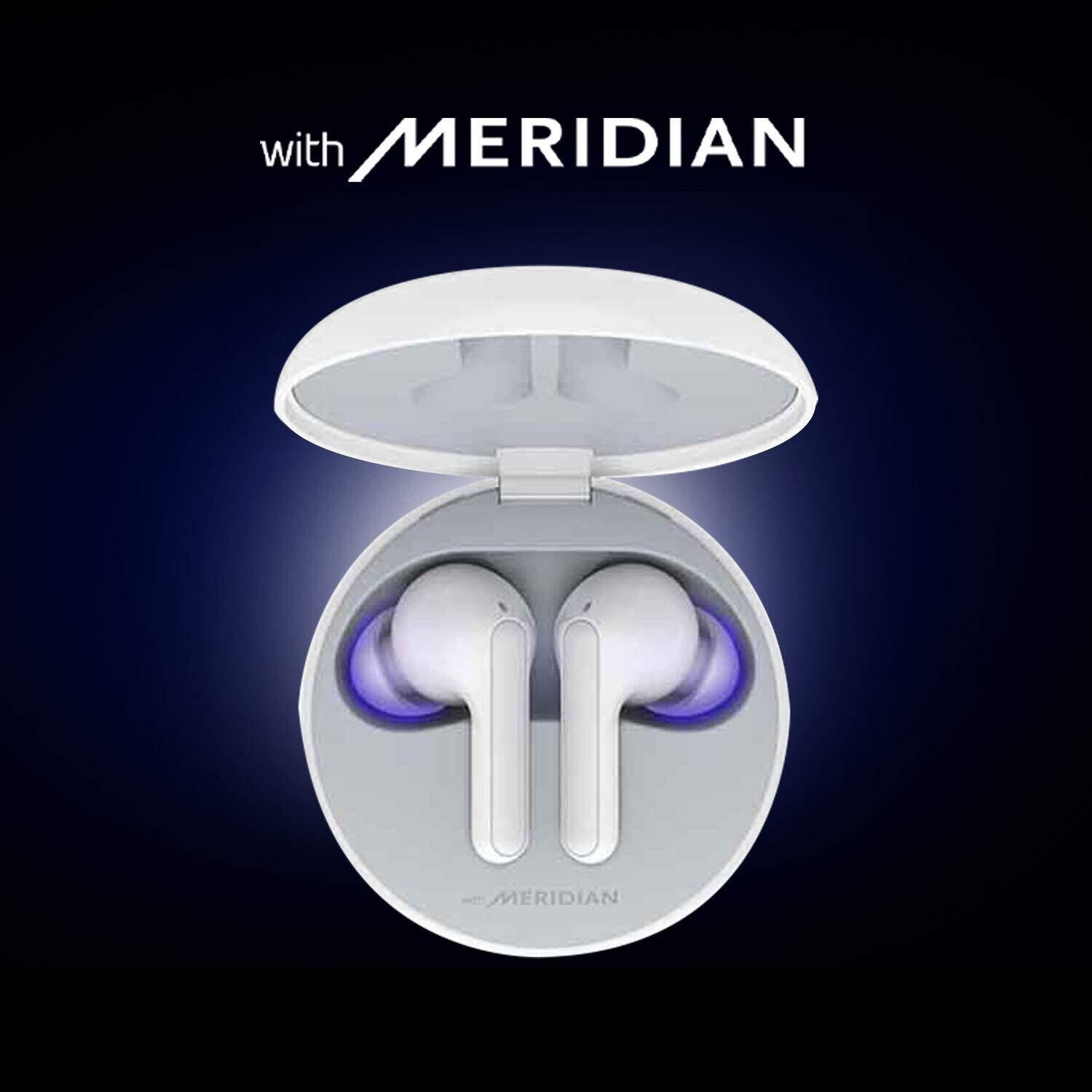 LG Tone Free HBS-FN5U True Wireless Bluetooth Earbuds,White