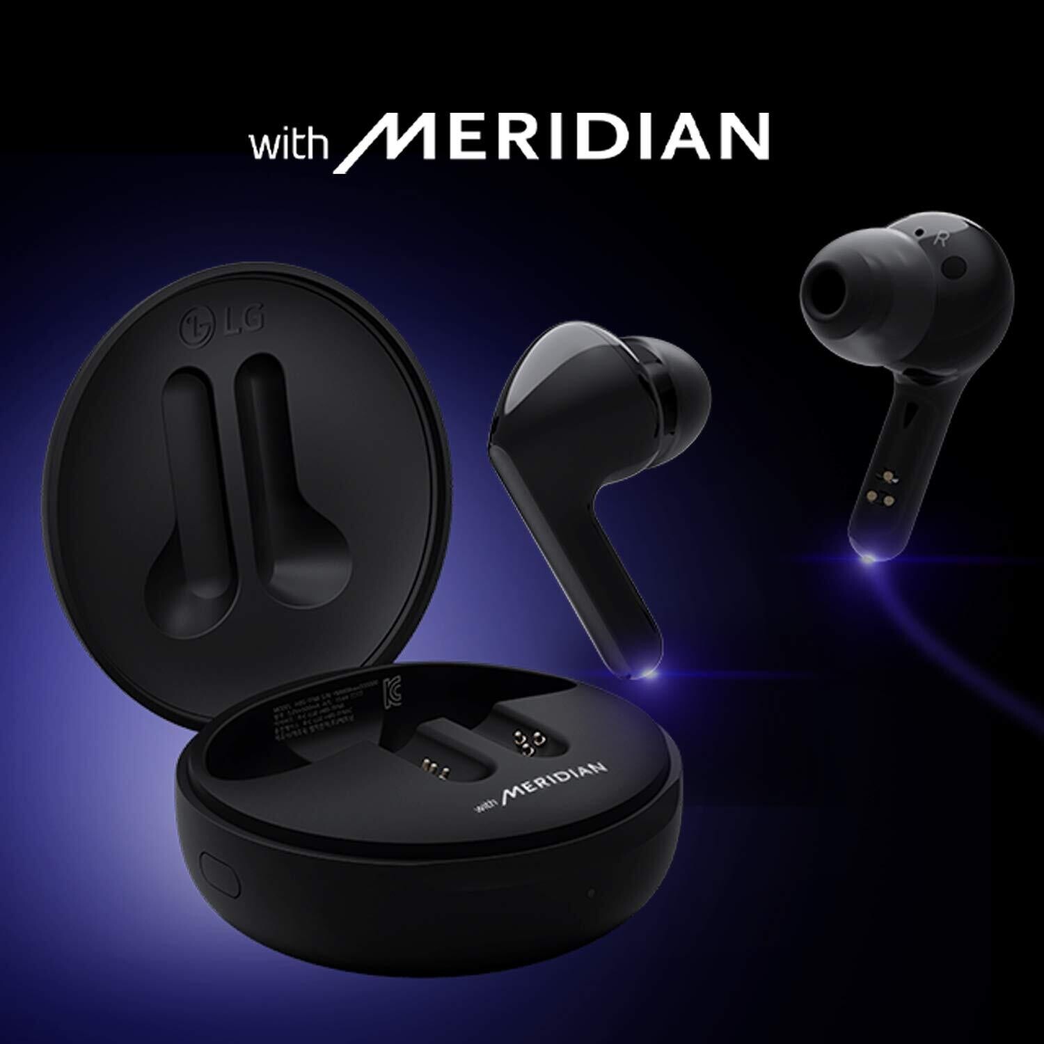 LG Tone Free HBS-FN5U True Wireless Bluetooth Earbuds,Black