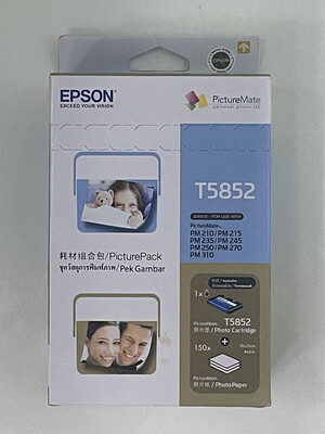 Epson T5852 Ink Cartridge & Photo Paper