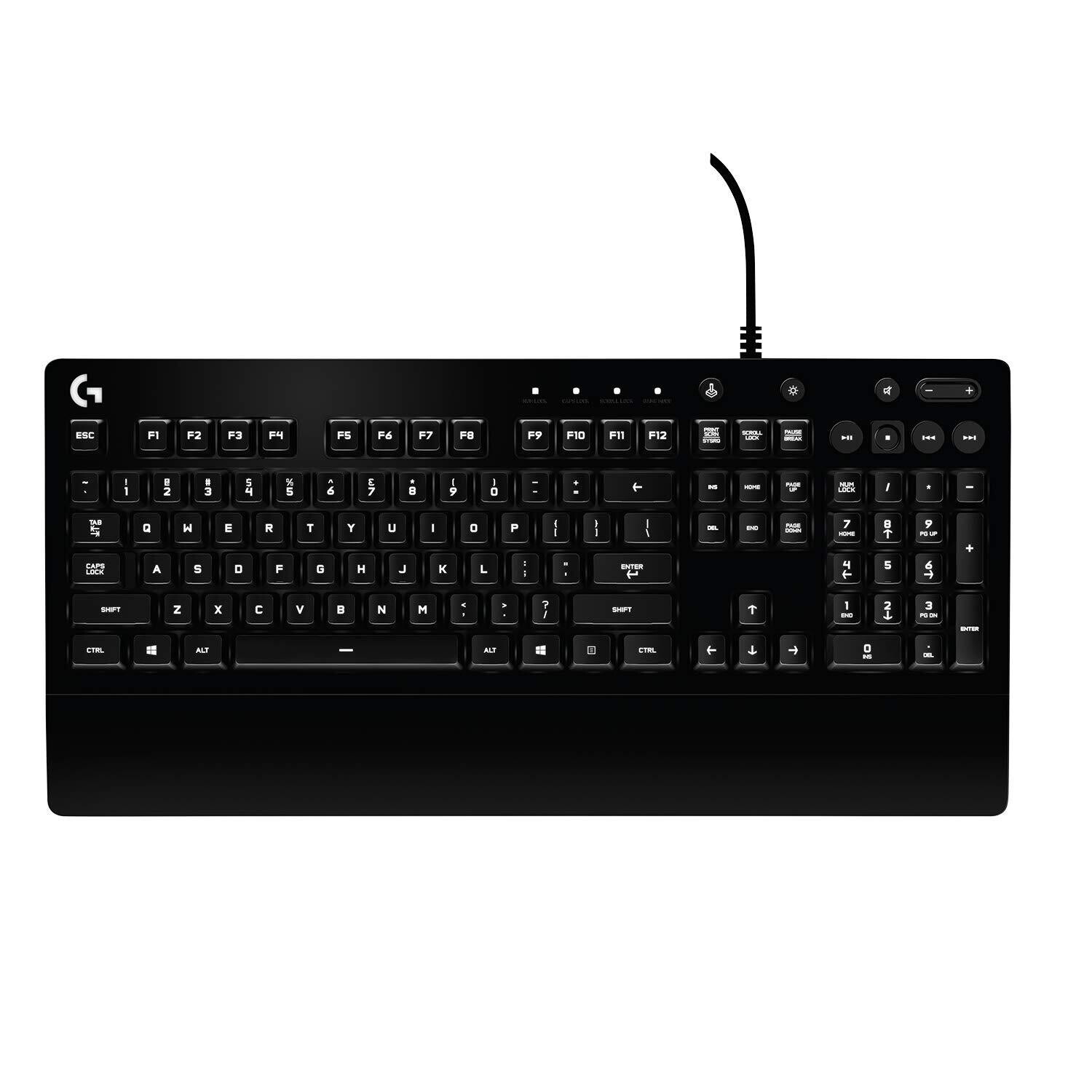 Logitech G213 Gaming Keyboard with Dedicated Media Controls
