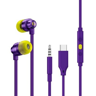 Logitech G333 Gaming Earphones,Purple