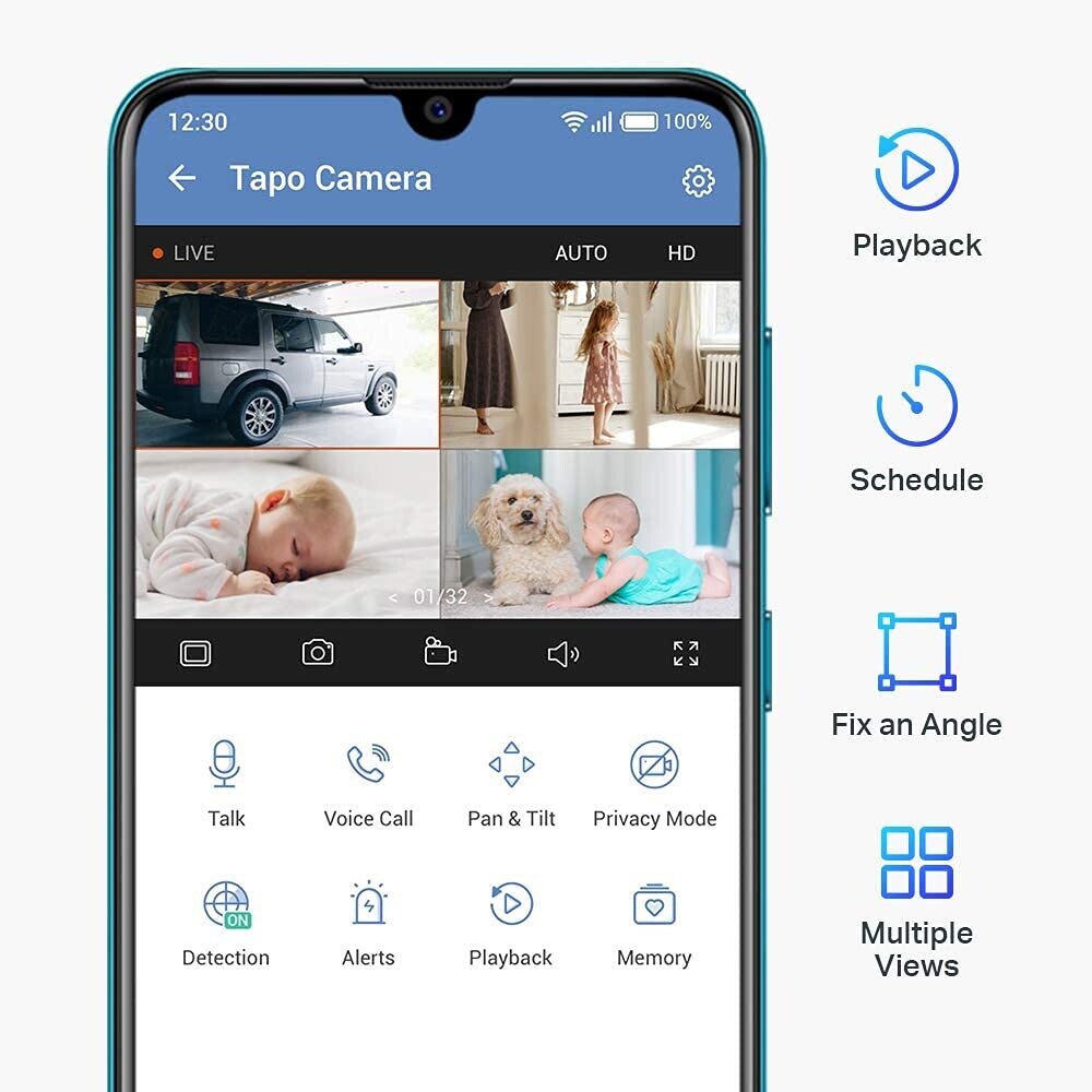 TP-Link Tapo C200 Pan/Tilt Home Security Wi-Fi Camera