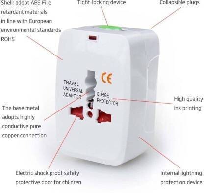 Universal World Wide Travel Charger Adapter Plug Universal World Wide Travel Charger Adapter Plug