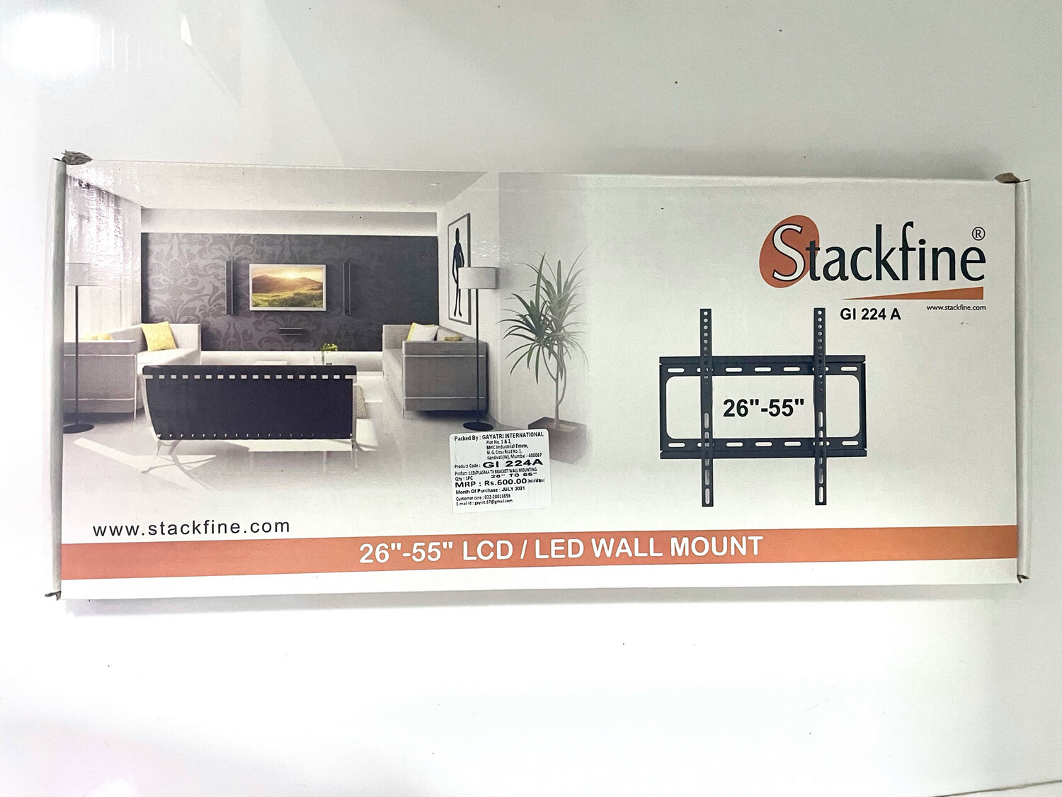 Stackfine 26 to 55 Wall Mount for LCD, LED, TV
