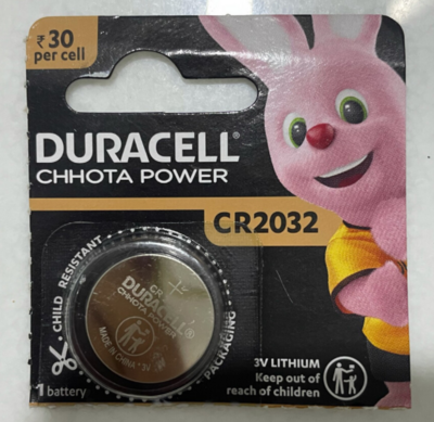 Duracell CR2032 Chhota Power Coins, 1-Battery