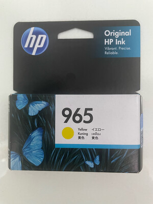 HP Officejet 965 Yellow Ink Cartridge (3JA79AA)