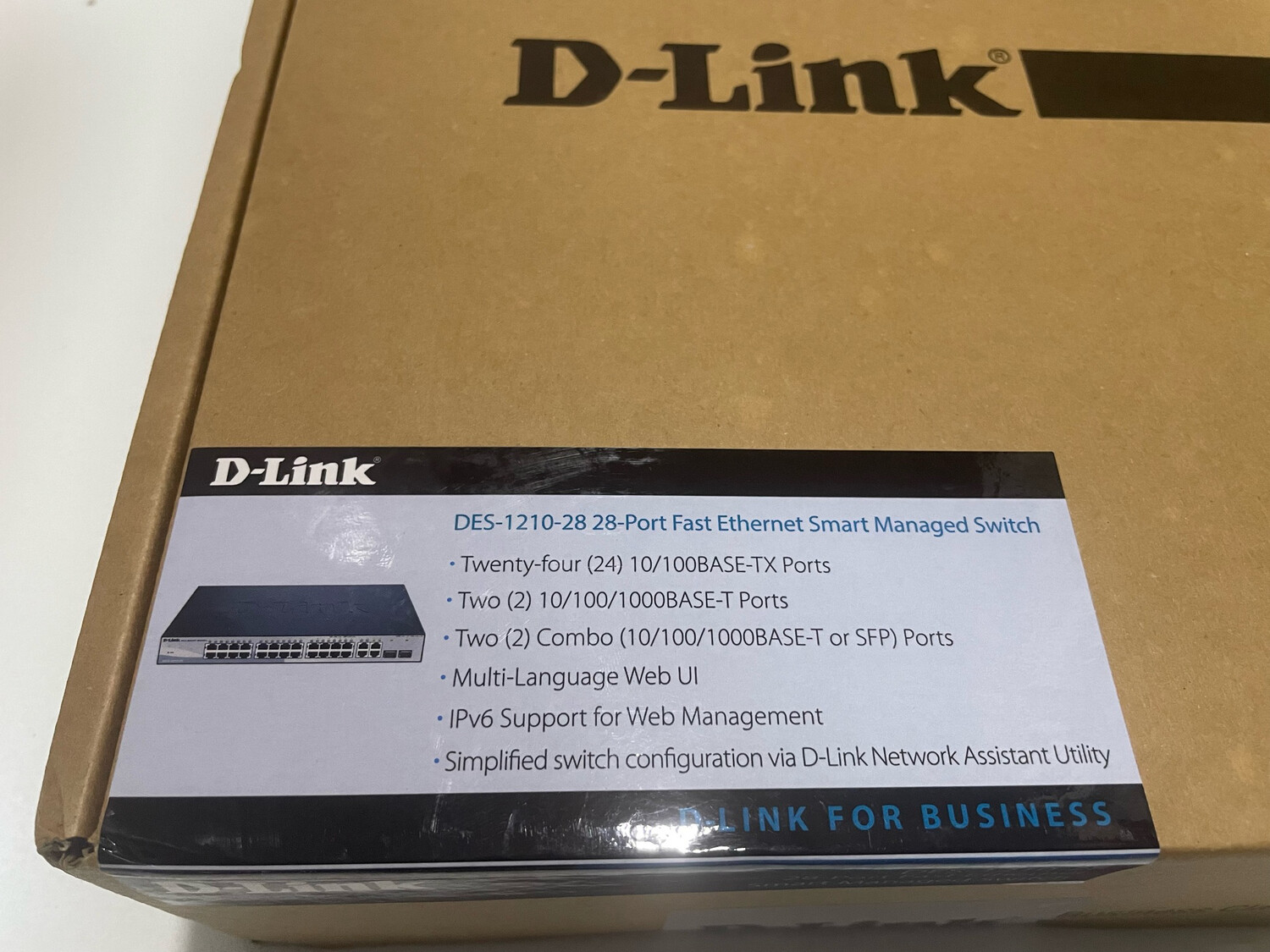 D-Link DES-1210-28 28-Port Ethernet Smart Managed Switch