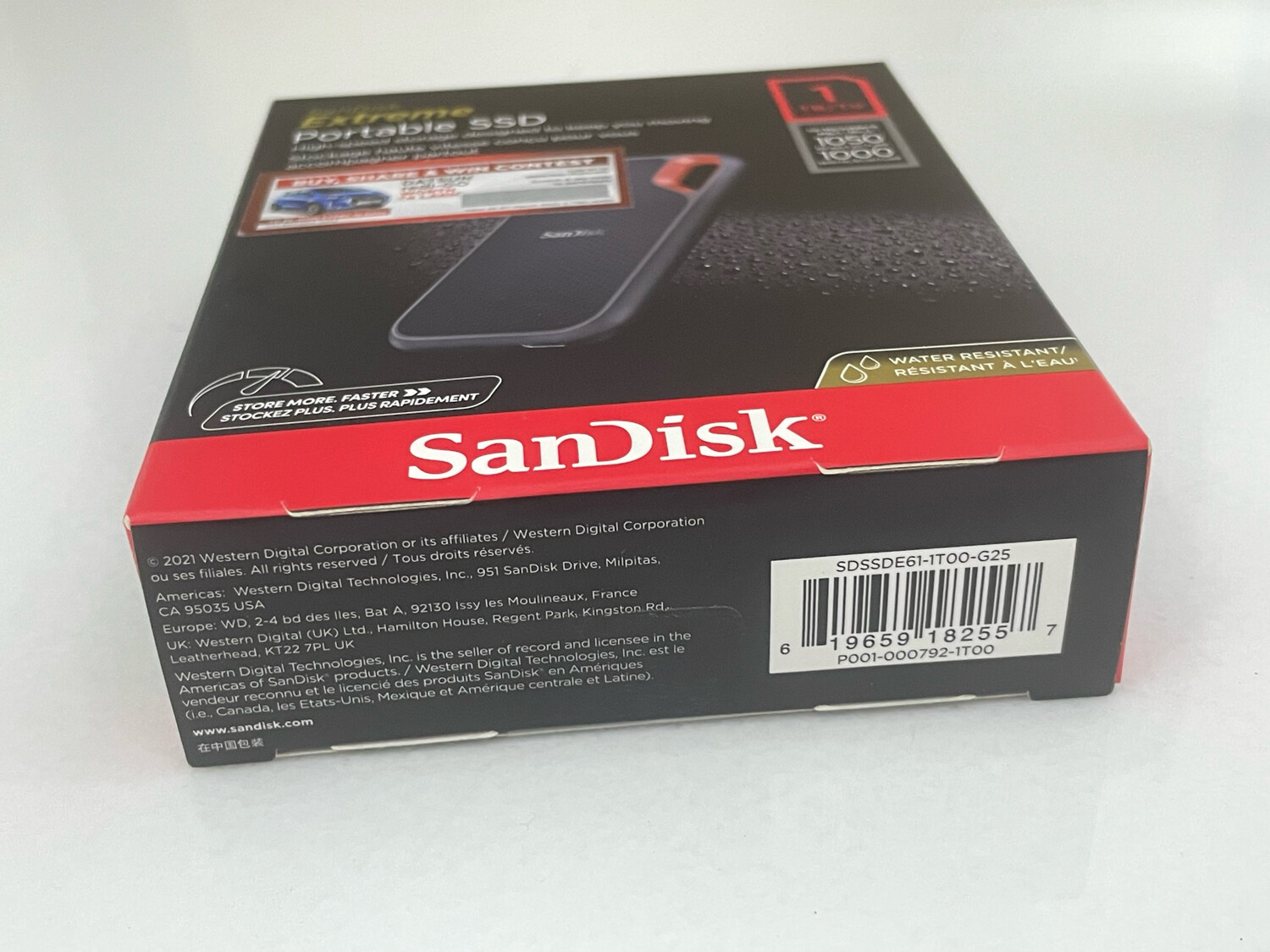 2 sandisk extreme portable shops ssd 1TB