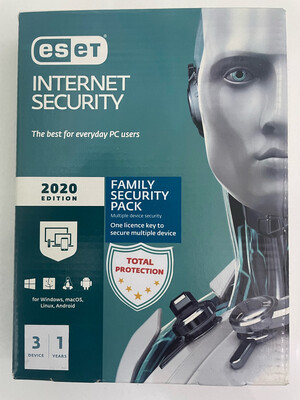 3 User, 1 Year, Eset internet Security, Family Pack