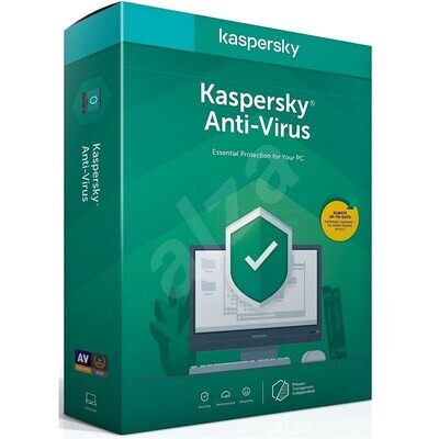 2 User, 2 Year, Kaspersky Antivirus, Single Key