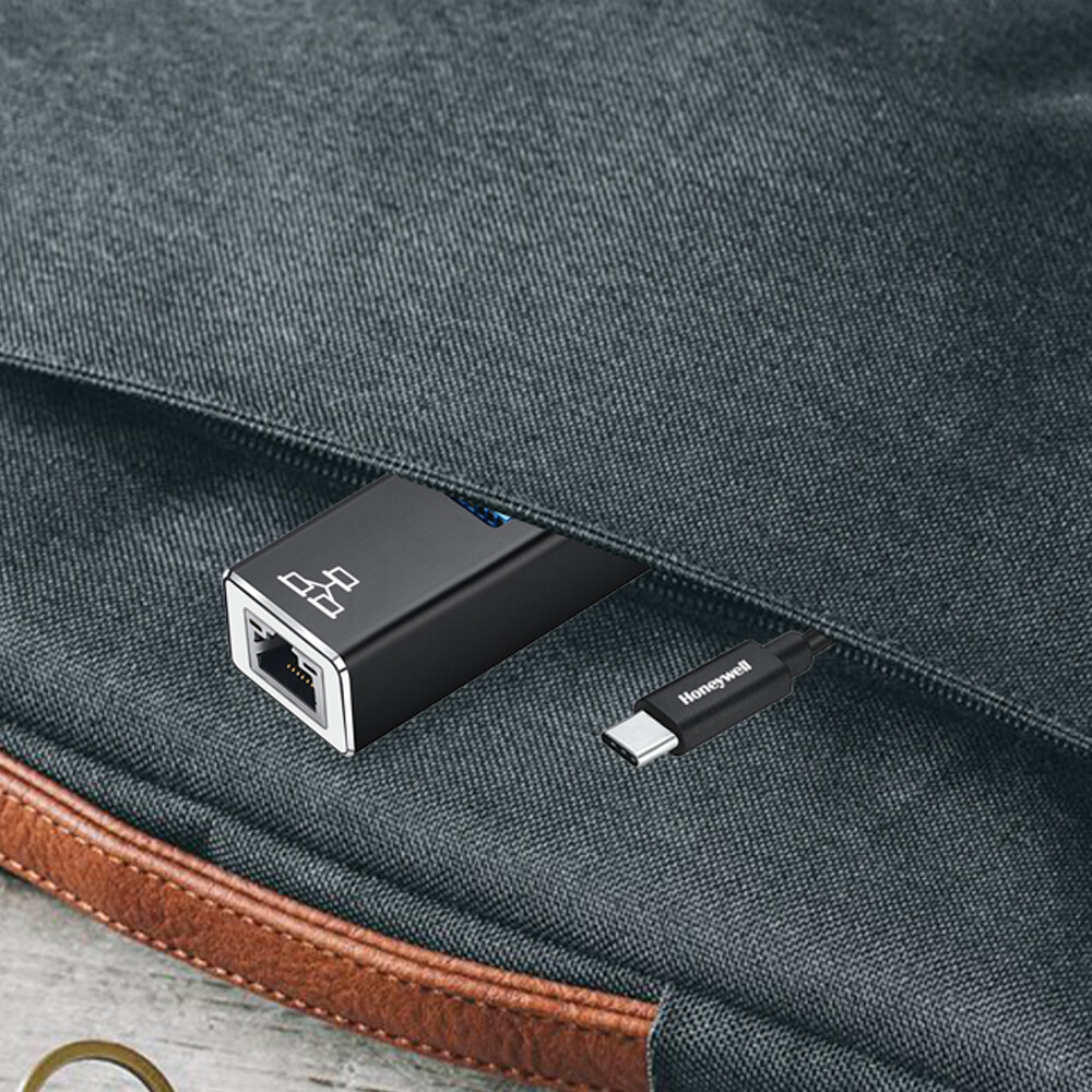 Honeywell Type-C to USB 3.0 with Gigabit Ethernet Adapter Honeywell Type-C to USB 3.0 with Gigabit Ethernet Adapter