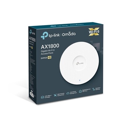 TP-Link EAP620 HD AX1800 WiFi 6 Wireless Dual Band Ceiling Mount Access Point