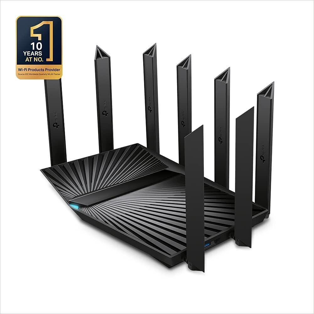 TP-Link Archer AX90 AX6600 Tri-Band Gigabit Wi-Fi 6 Wireless WiFi Router