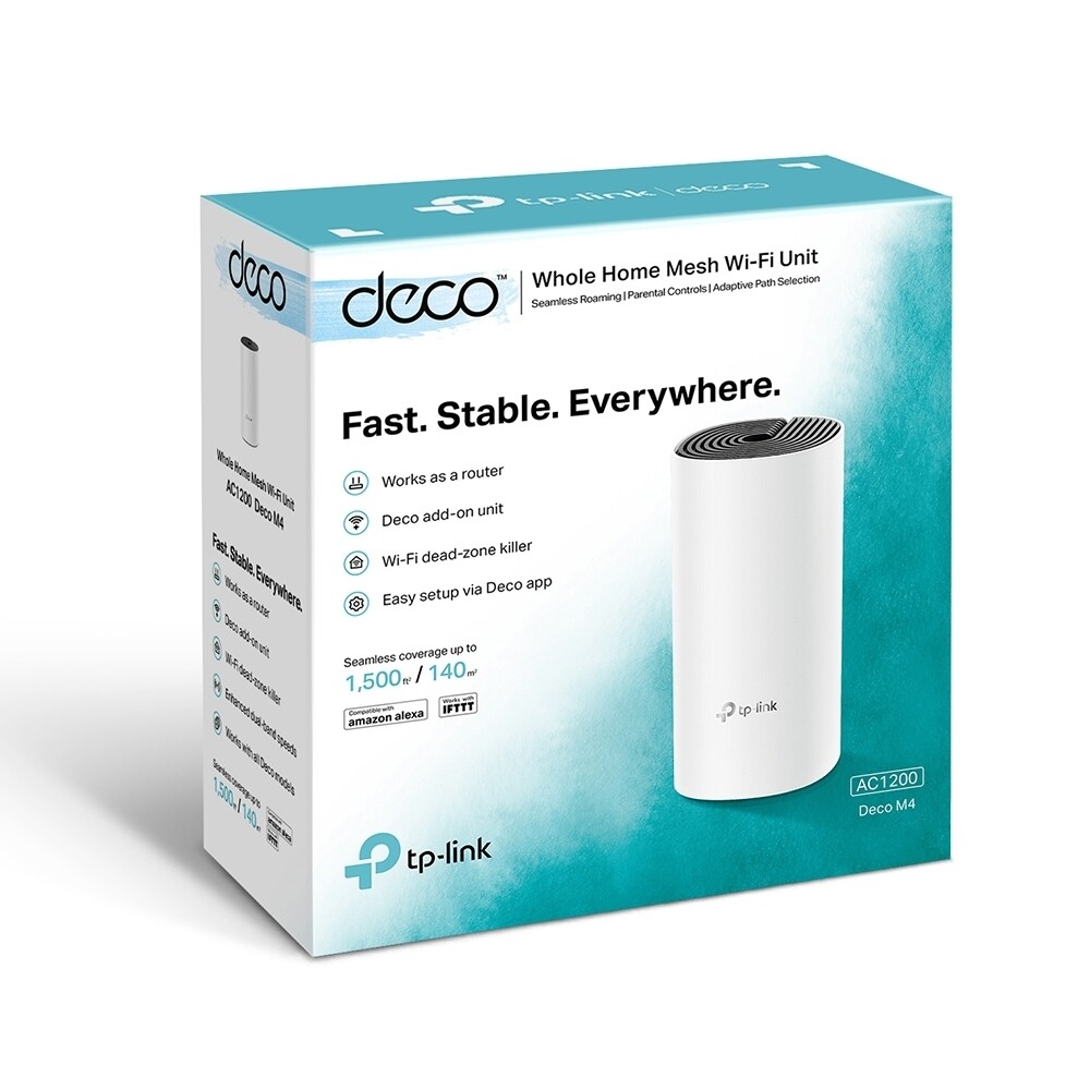 TP-Link Deco M4 AC1200 Whole Home Mesh Wi-Fi System TP-Link Deco M4 AC1200 Whole Home Mesh Wi-Fi System